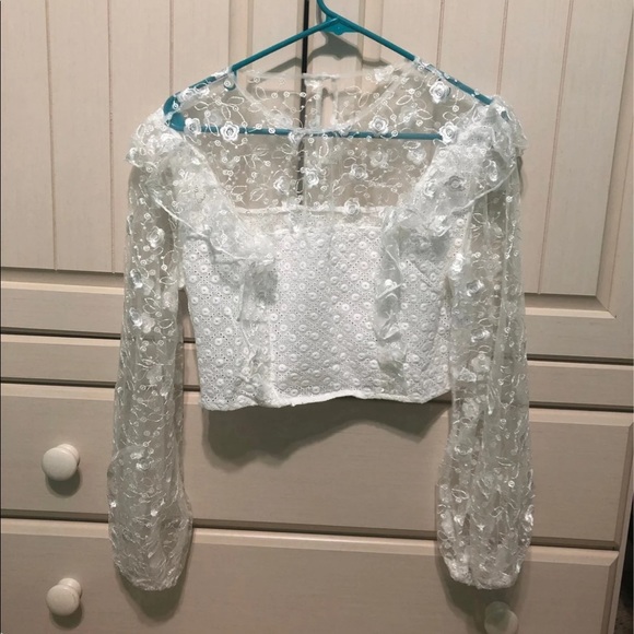 ✅ WHITE LACE TOP - Picture 7 of 12